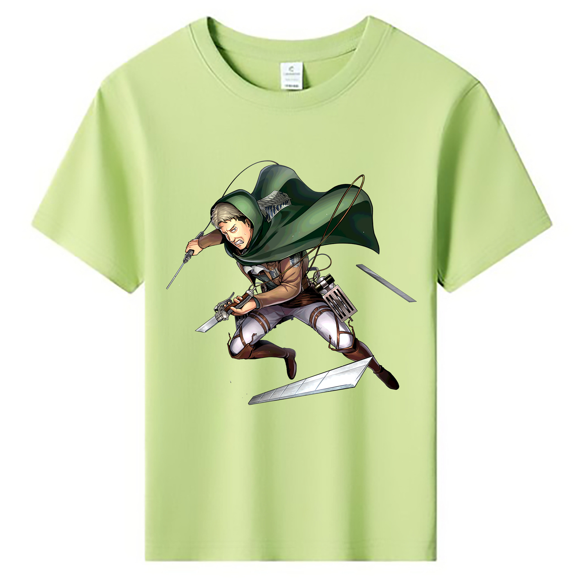 （画像用） 進撃の巨人 Attack on Titan 綿100％キッズTシャツ（フロントプリント）